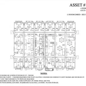 6 - Unit Skid Drill Camp (Propane, Double Occupancy)